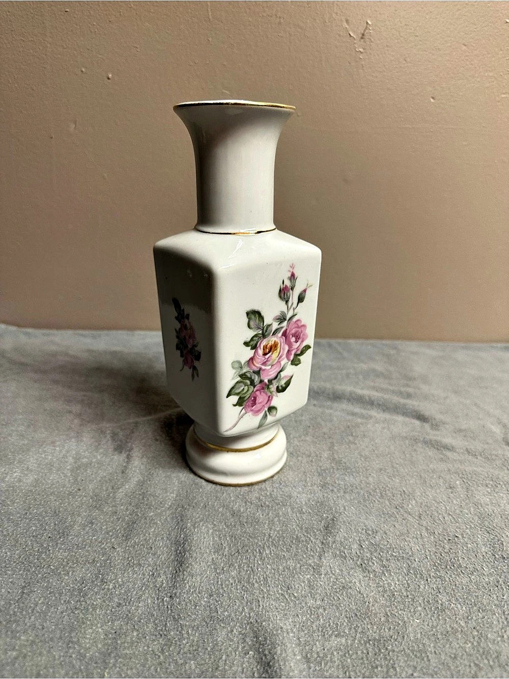 Floral White & Pink Decorative Vase